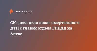 СК завел дело после смертельного ДТП с главой отдела ГИБДД на Алтае - ren.tv - Барнаул - Алтайский край - респ. Алтай - Ставрополье