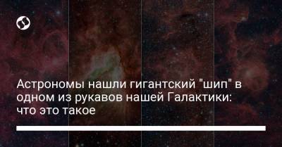 Астрономы нашли гигантский "шип" в одном из рукавов нашей Галактики: что это такое - liga.net - Украина - Киев