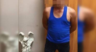 Евгений Семенов - Новочебоксарец утащил с кладбища мраморного ангела: "Понравился и забрал домой" - pg21.ru - респ. Чувашия - Новочебоксарск