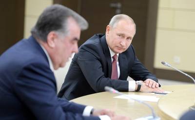 Владимир Путин - Эмомали Рахмон - Путин обсудил с президентом Таджикистана ситуацию в Афганистане - tvc.ru - Россия - Душанбе - Иран - Таджикистан - Афганистан