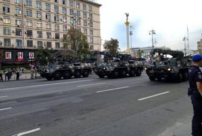 В Киеве проходит первая репетиция военного парада ко Дню независимости - kp.ua - Украина - Киев