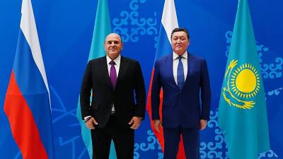 Нурсултан Назарбаев - Аскар Мамин - Касым Токаев - Михаил Мишустин - Мишустин оценил торгово-экономическое сотрудничество России и Казахстана - tvc.ru - Россия - Казахстан