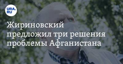 Владимир Жириновский - Жириновский предложил три решения проблемы Афганистана - ura.news - Россия - Узбекистан - Таджикистан - Афганистан - Туркмения