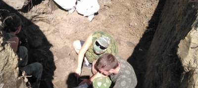 В Курске на месте расстрела горожан фашистами найдены останки 24 детей - runews24.ru - Курск