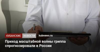 Николай Крючков - Приход масштабной волны гриппа спрогнозировали в России - kubnews.ru - Россия