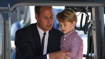принц Уильям - Елизавета II - Кейт Миддлтон - Принц Уильям рассказал, какую профессию выбрал для сына Джорджа - 5-tv.ru - Англия