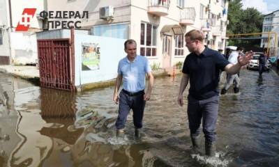 Вениамин Кондратьев - Василий Швец - На Кубани устраняют новый потоп после ливня - fedpress.ru - Анапа - Краснодар - Новороссийск