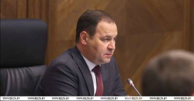 Belarus prime minister sums up results of social, economic development in H1 2021 - udf.by - Belarus
