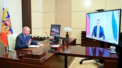 Владимир Путин - Артем Здунов - Путин пообещал Мордовии поддержку из-за закредитованности региона - 5-tv.ru - Россия - республика Мордовия