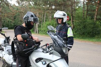 В Гродненской области с июля пресечено более 1,3 тыс. нарушений ПДД мотоциклистами - grodnonews.by - Белоруссия - Гродненская обл.