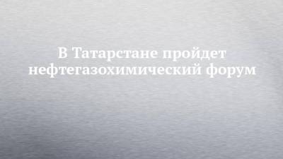 Герман Греф - В Татарстане пройдет нефтегазохимический форум - chelny-izvest.ru - Казахстан - Узбекистан - респ. Татарстан - Белоруссия - Казань
