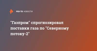 "Газпром" спрогнозировал поставки газа по "Северному потоку-2" - ren.tv - Голландия