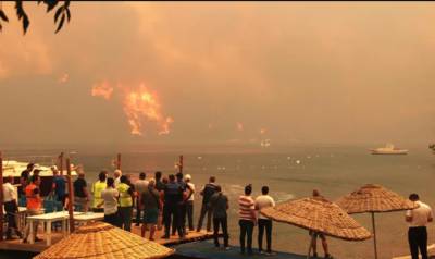 В Турции продолжается борьба с лесными пожарами: 8 человек погибли, более 850 пострадали - vchaspik.ua - Украина - Турция - провинция Анталья - Манавгат