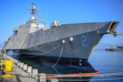 ВМС США списали первый корабль прибрежной зоны LCS 2 Independence тримаранного типа - topwar.ru - США - Сан-Диего - штат Вашингтон