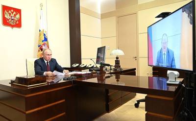 В.Путин - Олег Мельниченко - Встреча с врио губернатора Пензенской области Олегом Мельниченко - kremlin.ru - Пензенская обл.