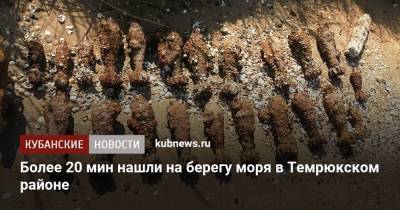 Более 20 мин нашли на берегу моря в Темрюкском районе - kubnews.ru - Краснодарский край - Краснодар - район Темрюкский