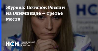 Светлана Журова - Журова: Потолок России на Олимпиаде – третье место - nsn.fm - Россия - Китай - Токио