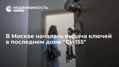 Виталий Мутко - В Москве началась выдача ключей в последнем доме "Су-155" - realty.ria.ru - Москва - Россия - Строительство