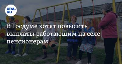 В Госдуме хотят повысить выплаты работающим на селе пенсионерам - ura.news - Россия
