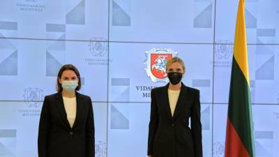 Светлана Тихановская - Агне Билотайте - Глава МВД Литвы обсудила с Тихановской миграционный кризис - obzor.lt - Белоруссия - Польша - Литва - Латвия