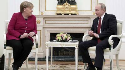 Владимир Путин - Ангела Меркель - Владимир Путин и Ангела Меркель проводят переговоры в Москве. Трансляция - iz.ru - Москва - Россия - Сочи - Израиль - Германия