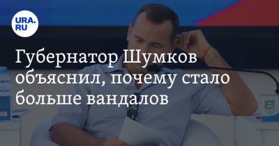 Вадим Шумков - Губернатор Шумков объяснил, почему стало больше вандалов - ura.news - Курганская обл.