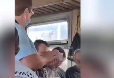 Беспредел в харьковской электричке попал на видео: "на замечание никакой реакции" - politeka.net - Украина - Харьков