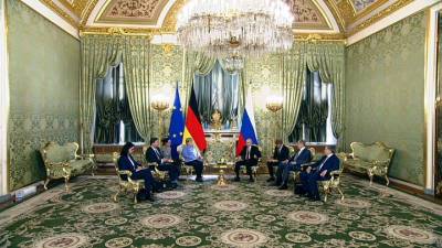 Владимир Путин - Ангела Меркель - Не только прощальный визит: начались переговоры Путина и Меркель - vesti.ru - Россия - Китай - Германия