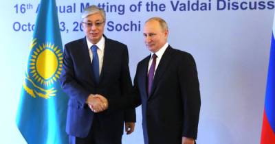 Владимир Путин - Касым-Жомарт Токаев - Ангела Меркель - Касым Токаев - Кремль: Путин проведет встречу с президентом Казахстана - ren.tv - Россия - Казахстан - Германия - Нижегородская обл. - Афганистан