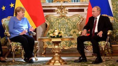 Владимир Зеленский - Владимир Путин - Ангела Меркель - Завершились переговоры Путина и Меркель в Кремле - vm.ru - Москва - Россия - Украина - Германия - Афганистан - Ливия - Переговоры