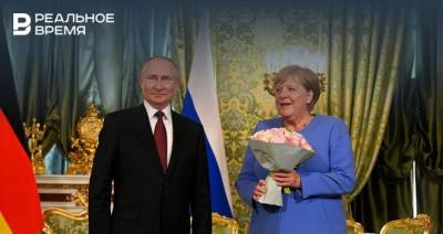Владимир Путин - Ангела Меркель - Путин заявил, что переговоры с Меркель прошли конструктивно и по-деловому, — они длились почти 3 часа - realnoevremya.ru - Москва - Россия - Германия