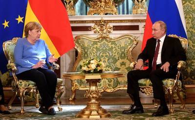 Владимир Путин - Алексей Навальный - Ангела Меркель - Ангела Меркель на встрече с Путиным назвала «неприемлемым» приговор Навальному - znak.com - Москва - Россия - Германия