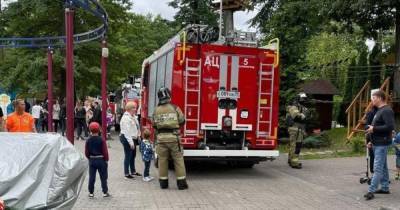 В Калининграде пожарные выезжали на вызов в парк Юность (фото) - klops.ru - Калининград