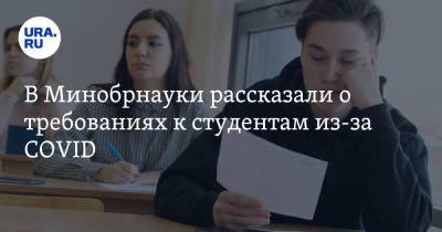 Валерий Фальков - В Минобрнауки рассказали о требованиях к студентам из-за COVID - ura.news - Россия