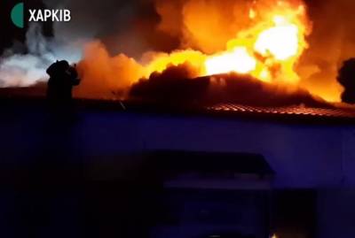 В Харькове горит железнодорожная станция "Левада" - kp.ua - Украина - Харьков