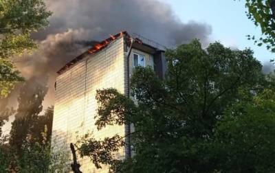В Киеве произошел пожар в многоэтажном доме - korrespondent.net - Украина - Киев - район Голосеевский, Киев