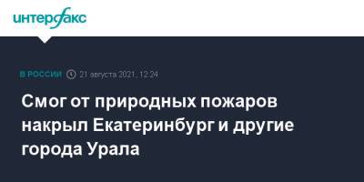 Евгений Куйвашев - Смог от природных пожаров накрыл Екатеринбург и другие города Урала - interfax.ru - Москва - Екатеринбург - Свердловская обл.