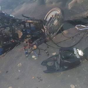 В Шевченковском районе Запорожья столкнулись авто и скутер: есть пострадавшие. Фото - reporter-ua.com - Запорожье - район Шевченковский, Запорожье - Новости