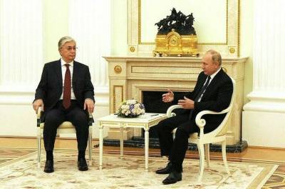 Касым Токаев - Михаил Мишустин - Путин рассказал Токаеву, что Мишустин доложил ему о своем визите в Казахстан - pnp.ru - Россия - Казахстан