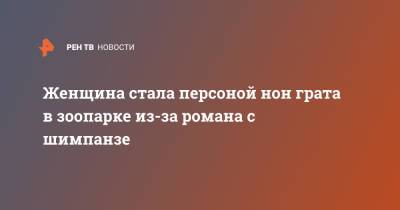 Женщина стала персоной нон грата в зоопарке из-за романа с шимпанзе - ren.tv - Бельгия - Чита