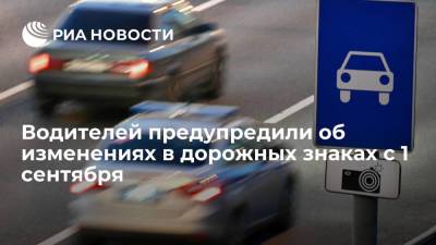 Новый дорожный знак "Фотовидеофиксация" заменит старые с 1 сентября - ria.ru - Москва - Россия