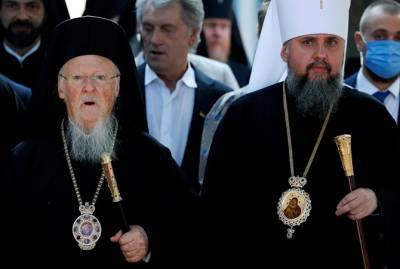 Владимир Зеленский - Вселенский патриарх Варфоломей проводит литургию в Софийском соборе - kp.ua - Украина - Киев - София