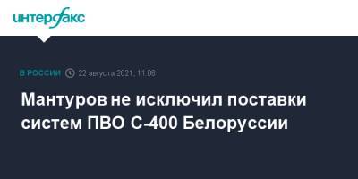 Денис Мантуров - Мантуров не исключил поставки систем ПВО С-400 Белоруссии - interfax.ru - Москва - Россия - Белоруссия