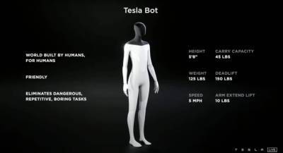 В Tesla решили создать собственного человекоподобного робота - grodnonews.by - Белоруссия