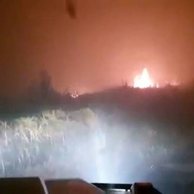 Возникший из-за пала травы лесной пожар угрожает двум самарским поселкам - radiomayak.ru - Самарская обл.