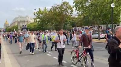 Во Франции - На протесты во Франции вышли 175 тысяч человек - obzor.lt - Франция - Париж