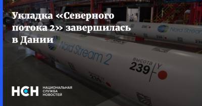 Укладка «Северного потока 2» завершилась в Дании - nsn.fm - Россия - Ленинградская обл. - Германия - Дания - район Кингисеппский