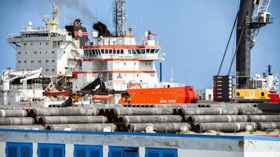 Укладку труб «СП-2» в водах Германии завершат к 12 сентября - iz.ru - Россия - США - Израиль - Германия - Дания