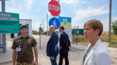 Президент Эстонии посетила админграницу с оккупированным Крымом - ru.slovoidilo.ua - Украина - Крым - Эстония - Херсонская обл.
