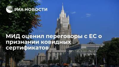 Сергей Лавров - Александр Грушко - Замглавы МИД Грушко: переговоры с ЕС о признании ковидных сертификатов идут "ни шатко ни валко" - ria.ru - Москва - Россия